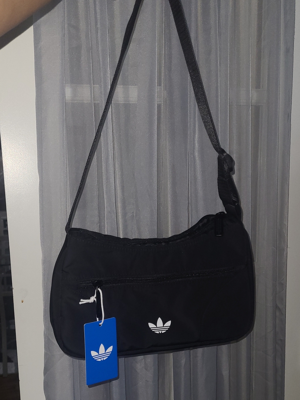 adidas Black Trefoil Shoulder Bag